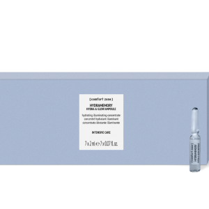 Hydramemory Hydra & Glow Ampoules for intense skin hydration and radiance.