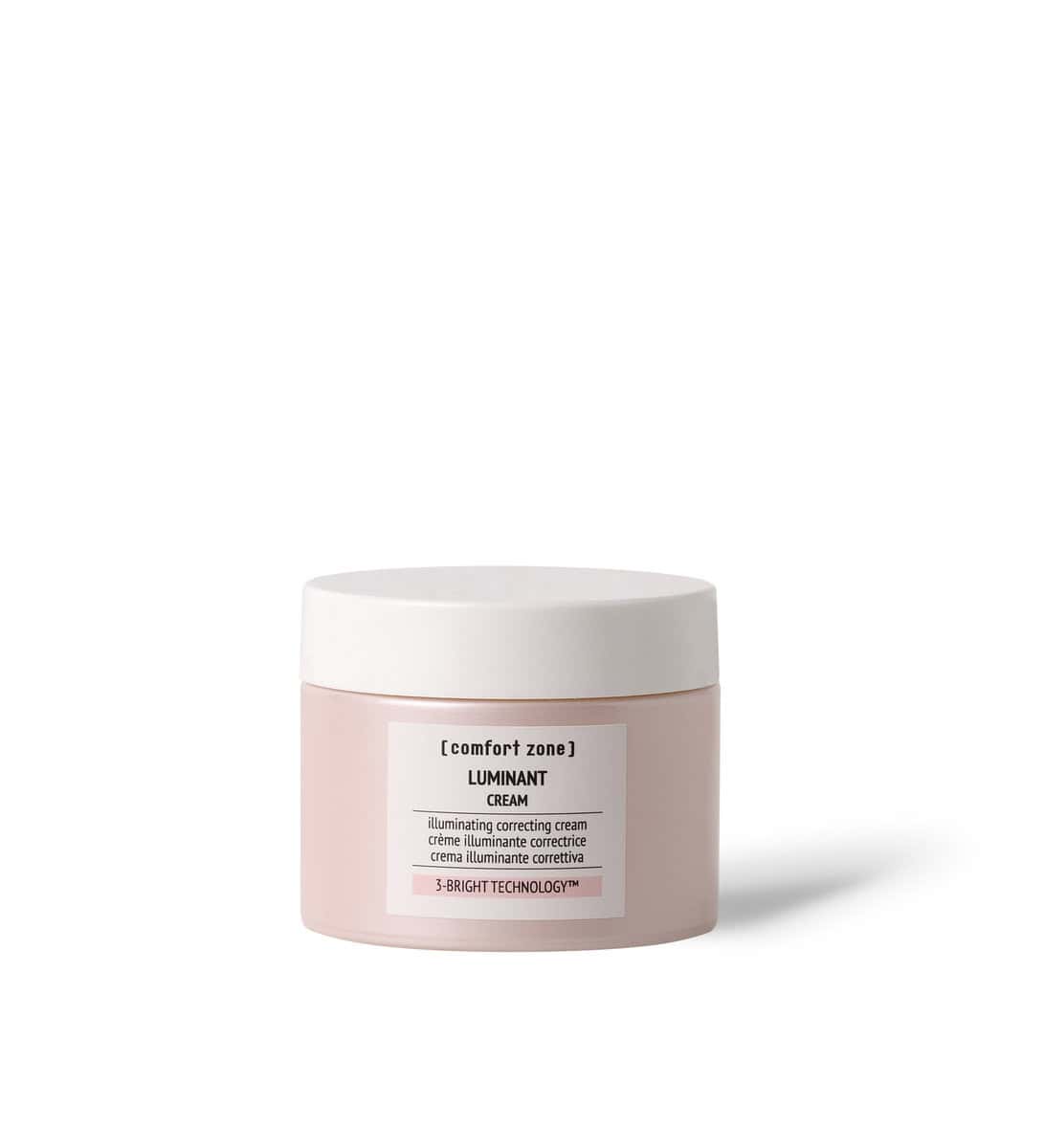 Luminant Cream jar for skin brightening and correction at Tonic Day Spa.