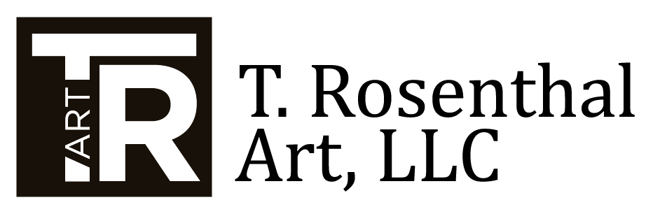 T. Rosenthal Art, LLC Logo Horizontal Dark