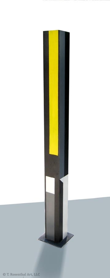 Column, 1987 Painted Aluminum 72 x 10 x 10 inches