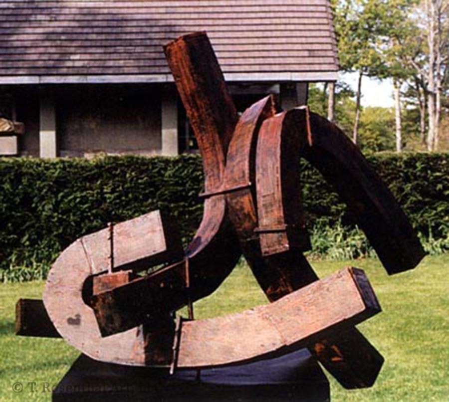 Dahlia, 2002 Painted Wood Construction 72 x 78 x 72 inches