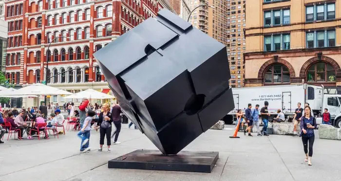Alamo Cube on Display at Hamptons Fine Art Fair