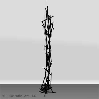 Untitled, 1998 Welded Steel 92 x 15 x 17 inches