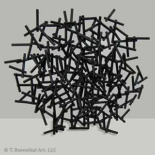 Echoes and Whispers IV, 1998 Welded Steel 33 x 39 x 4 inches