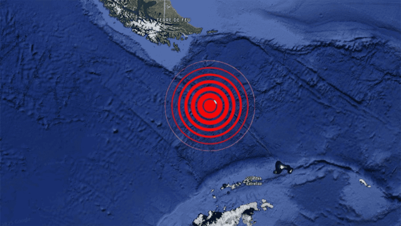 زلزال 7.5 درجة يضرب ممر دريك قرب أمريكا الجنوبية