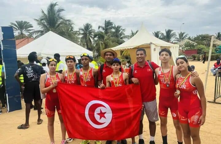 تونس 4 ذهبيات في كاس افريقيا للثلاثي الشباب: تاهل لاولمبياد الشباب 2026