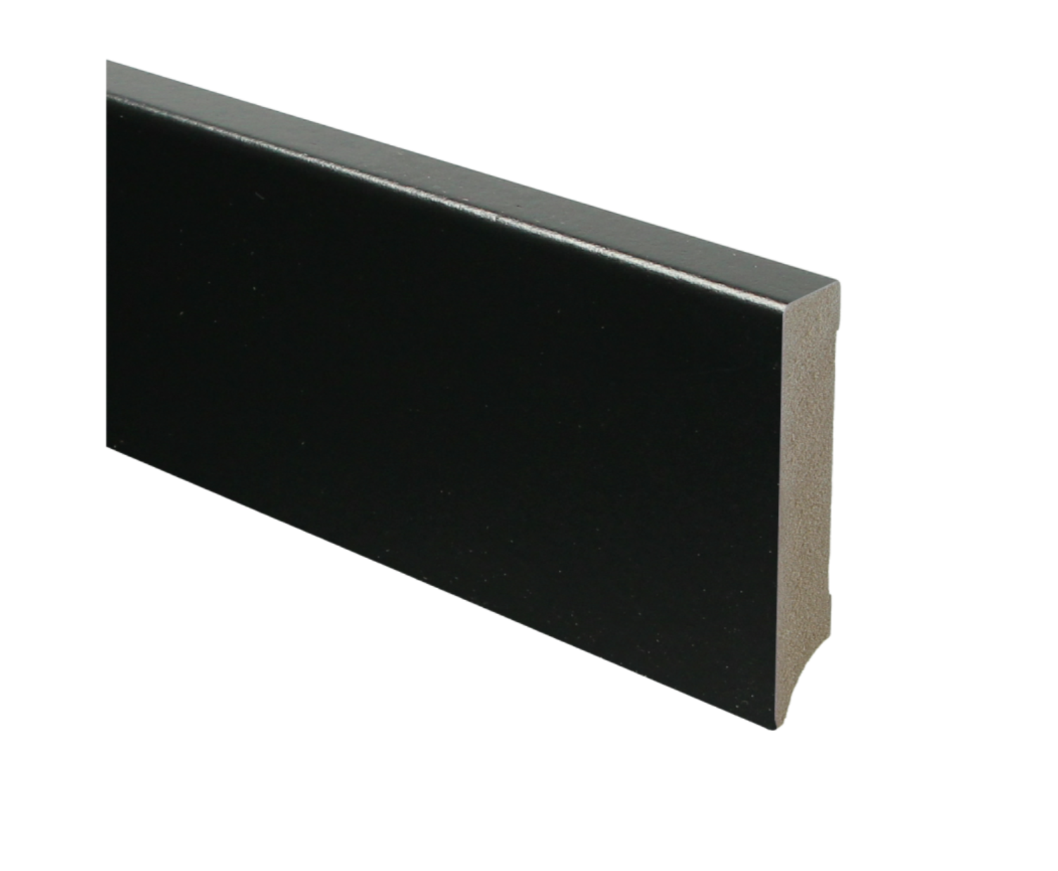 Zwarte plint 90x18 RAL9005