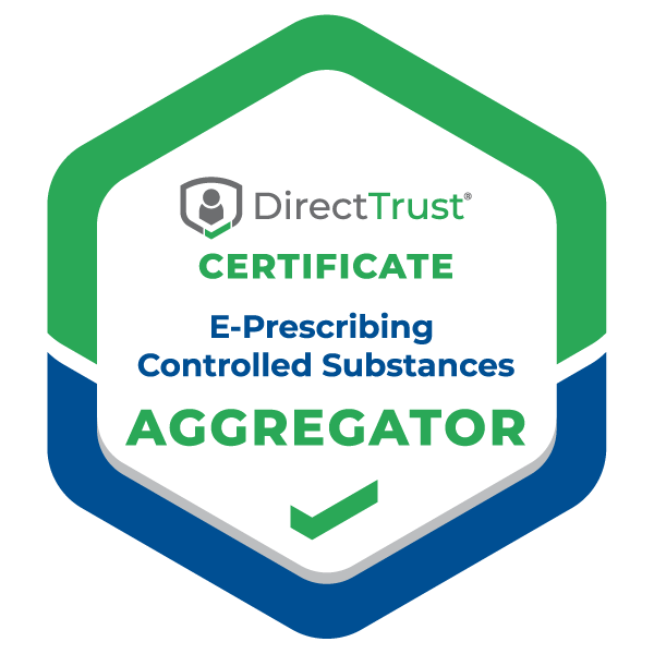 DirectTrust Certificate - E-Prescribing of Controlled Substances Aggregator