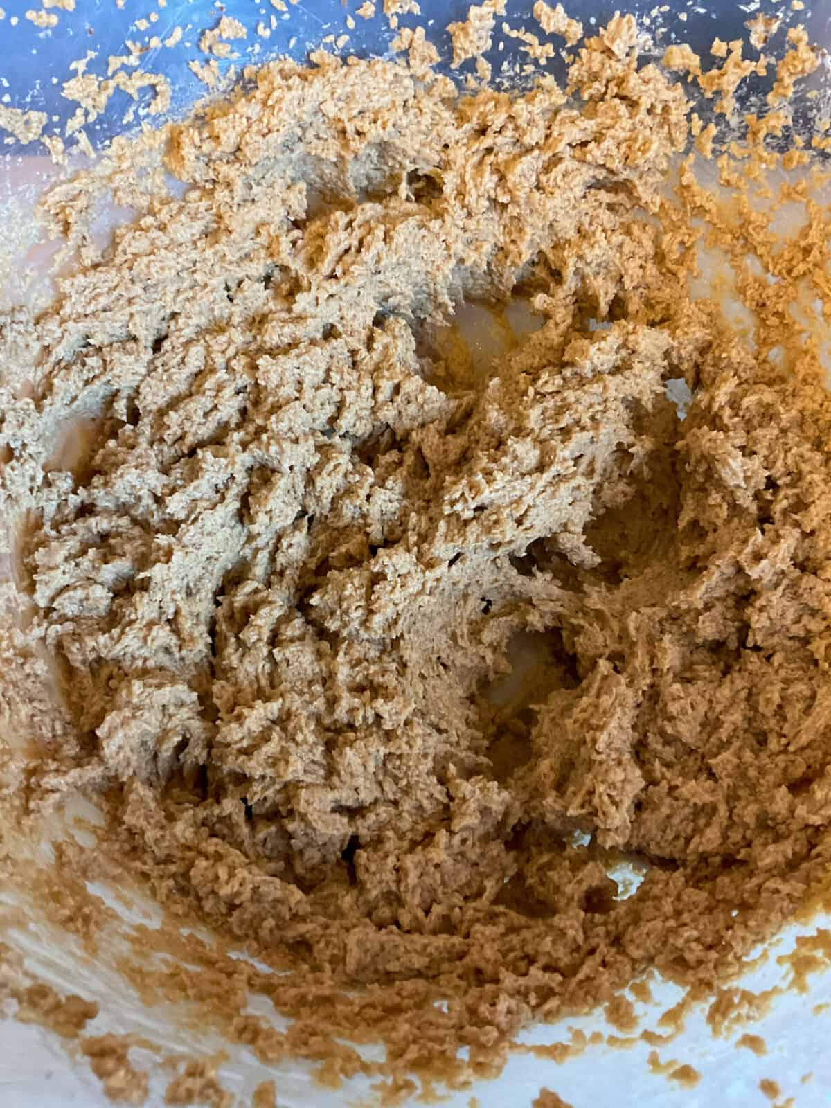 Ingredients mixed together.