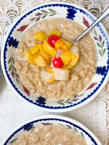 Featured image for sweet barley pudding.