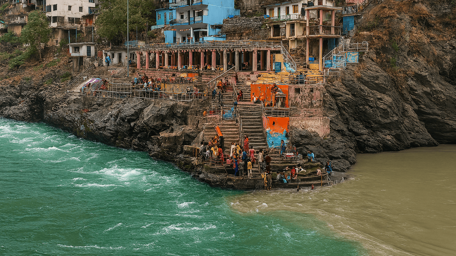 Devprayag Sangam of Uttarakhand