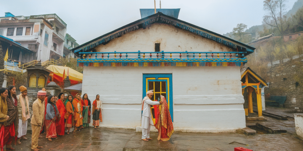 Wedding at Triyuginarayan Temple