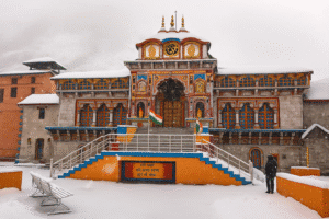 Snow in Badrinath