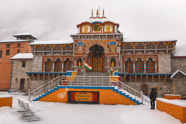 Snow in Badrinath
