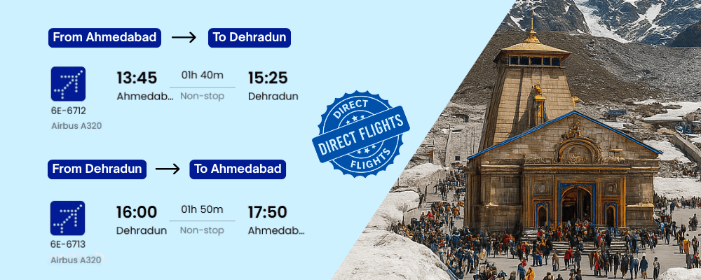 Bengaluru to Dehradun Direct Flight