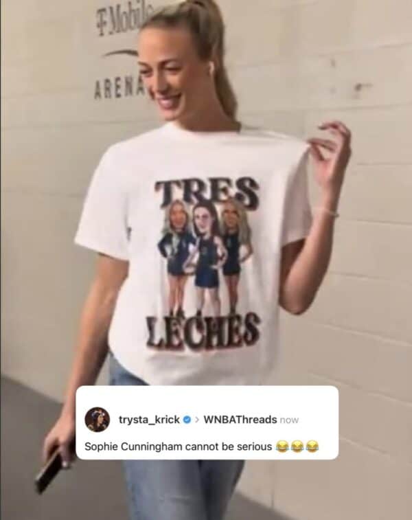 Caitlin Clark Sophie Cunningham And Lexie Hull Indiana Fever Tres Leches Shirt