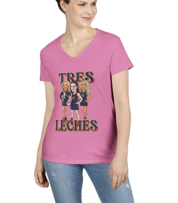 Tres Leches Ladies' V-Neck T-Shirt