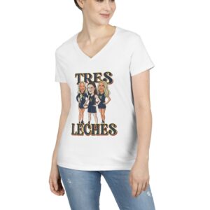 Tres Leches Ladies' V-Neck T-Shirt
