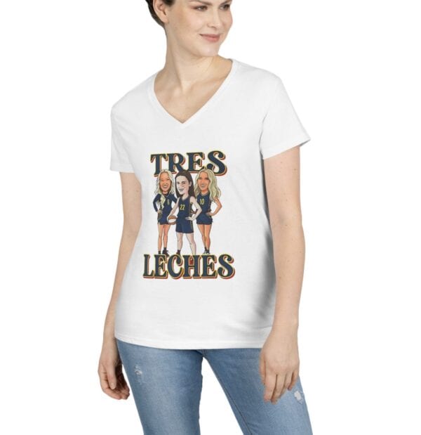 Tres Leches Ladies' V-Neck T-Shirt