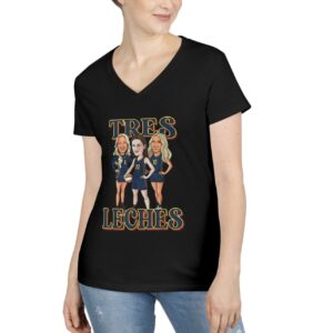 Tres Leches Ladies' V-Neck T-Shirt