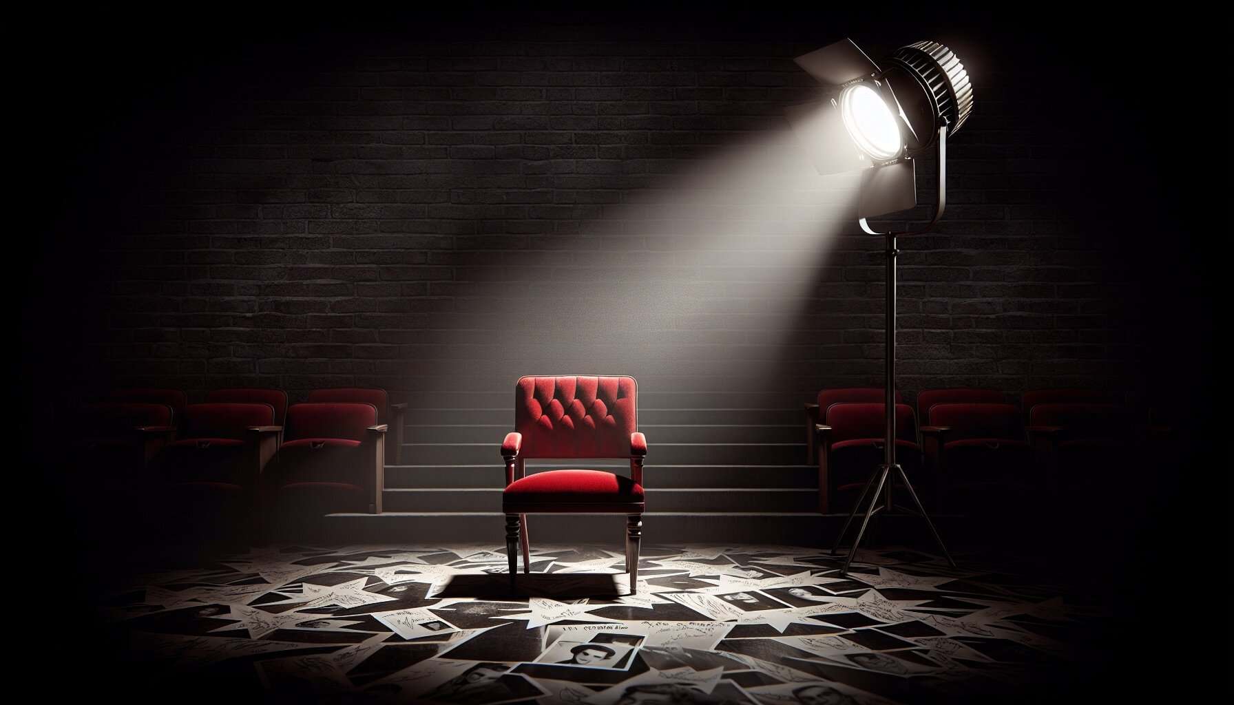 Spotlight on true crime stories, unsolved cases, and crime investigations with dramatic lighting.