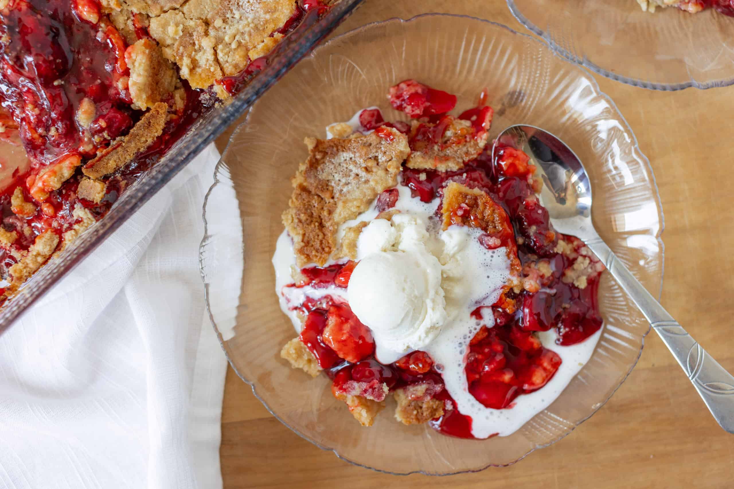 Cherry Eruption Cake