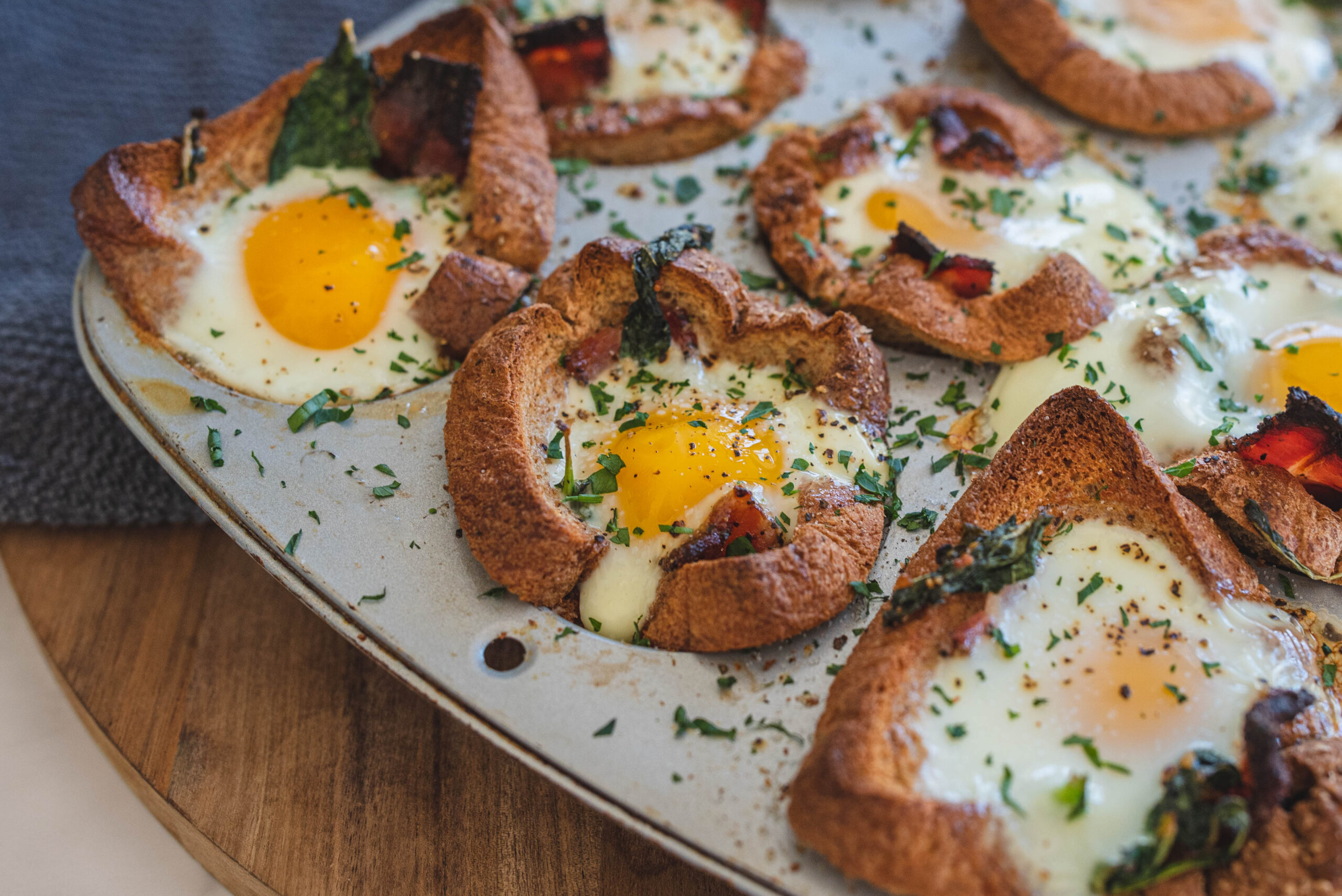 Breakfast Toast Cups