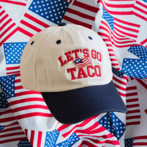 Let's-Go-TACO-Hat,-Embroidered-Let's-Go-Taco-Hat,-TACO-Trump-Always-Chickens-Out-Hat
