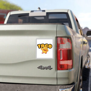 TACO-Sticker-Trump-Always-Chickens-Out-Sticker-Protest-Sticker-Funny-Resistance-Sticker-us