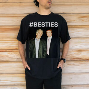 Anti-Trump Political Meme Tee, Unisex Leftist Gift-Trump Epstein #Besties Shirt