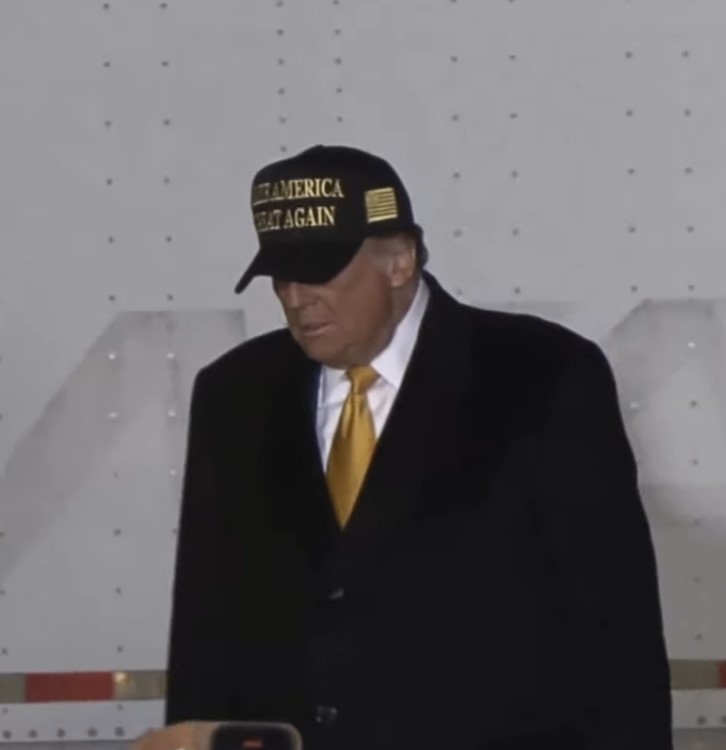 TRUMP BLACK GOLD MAGA HAT