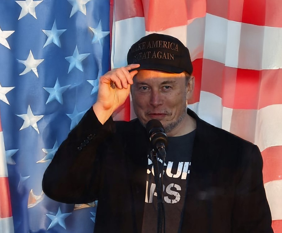 ‘Dark MAGA’ HAT Elon Musk rallies onstage with Trump in Pennsylvania