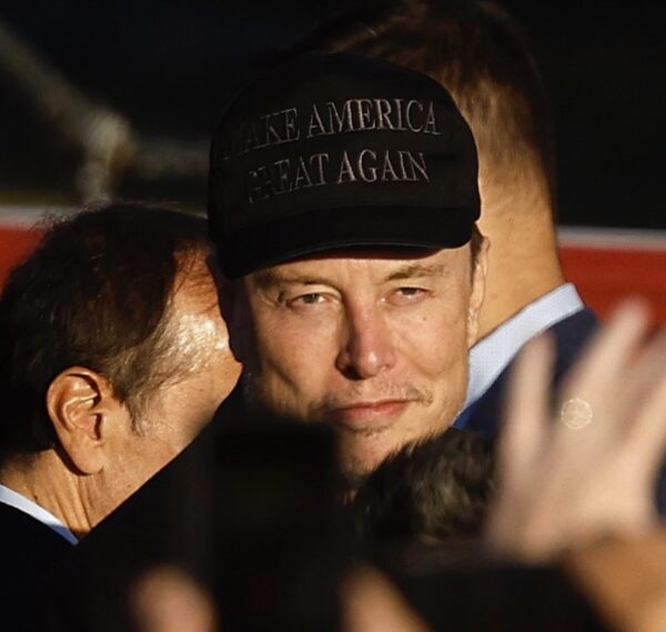 ‘Dark MAGA’ HAT Elon Musk rallies onstage with Trump in Pennsylvania