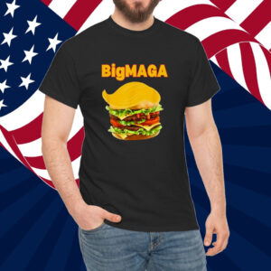 Donald Trump Cheeseburger Big MAGA Hamburger Shirt