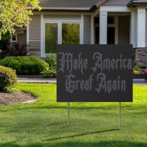 Elon Musk Dark Gothic Maga Yard Sign
