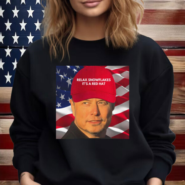 Elon Musk red hat ,Dark MAGA Rally Shirt