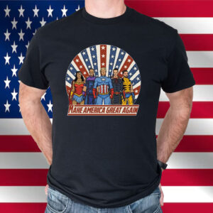 Maga Maha RFK Jr Elon Tulsi JD Vance American Superheroes Avengers Trump Shirt