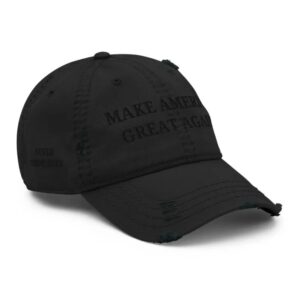 Make America Great Again Hat Trump Elon Musk Dark MAGA Never Surrender