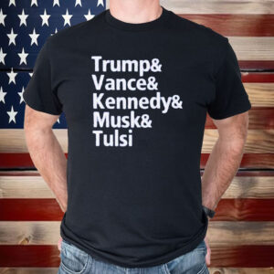Make America Great MAGA Trump Vance Kennedy Musk Gabbard RFK Jr Republican Gifts USA Shirt