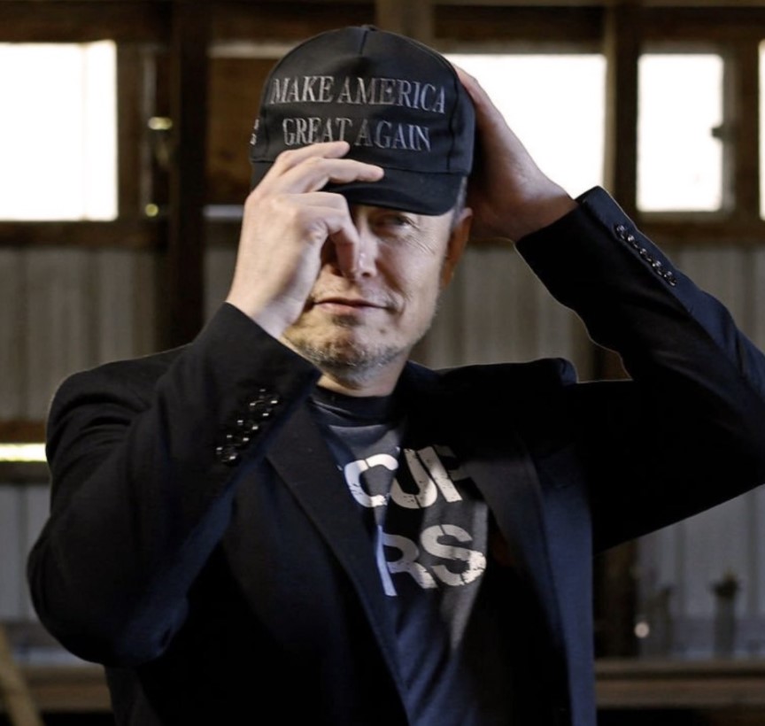 Never Surrender, Black MAGA Hat