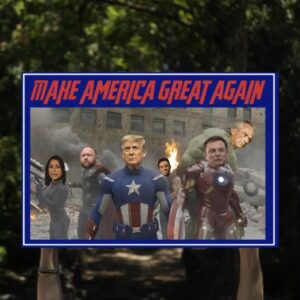 Republicans Crew Yard Sign, Make America Great Again Yard Sign