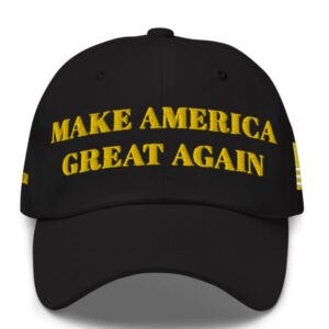 TRUMP BLACK GOLD MAGA HAT