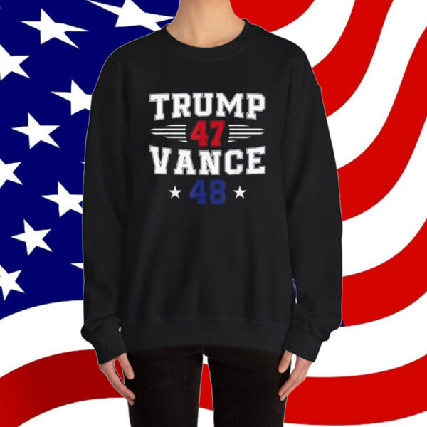 Trump 47 Vance 48 Trump Win Inauguration Day 2025 President Shirt