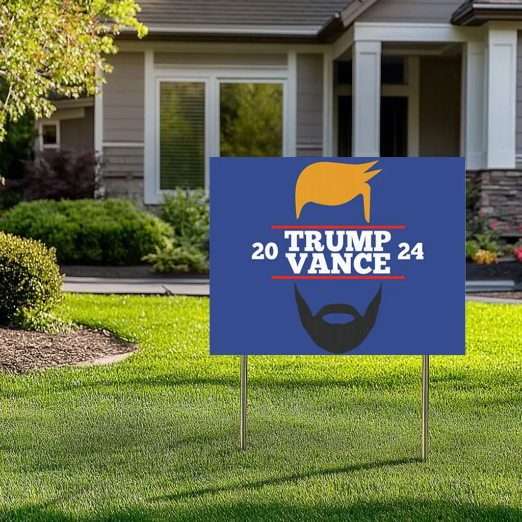 Trump Vance Republican Election Yard Sign Make America Great Again