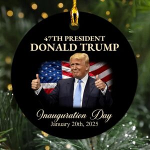 47th President Donald Trump Inauguration Day Ornament