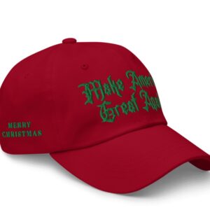 Christmas Dark Gothic Maga Hat