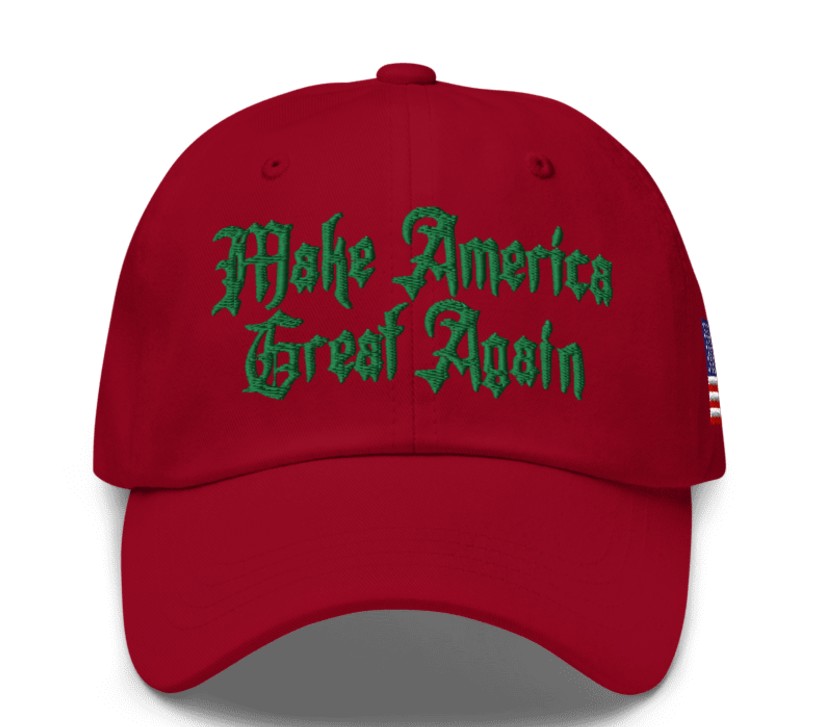 Christmas Gothic Maga Hat