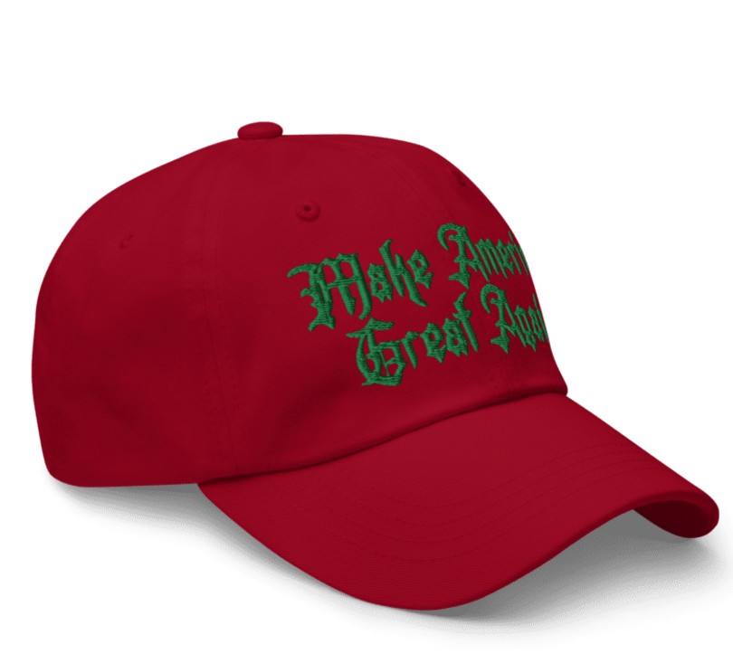 Christmas Gothic Maga Hat
