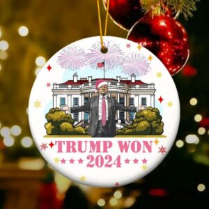 Congratulations on Trump's victory Ornament