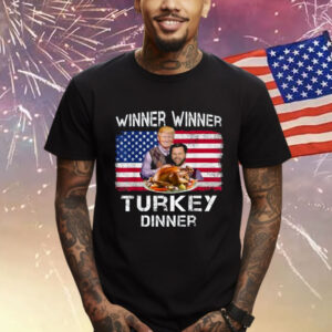 Humor Trump Vance Winner Winner Turkey Dinner Thanksgiving T-Shirt